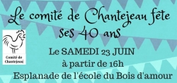 Le Comité de Chantejeau fête ses 40 ans