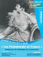 Conférence, "Les Poniatowski en France"