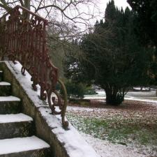 mairie sous la neige