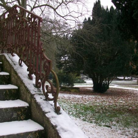 mairie sous la neige