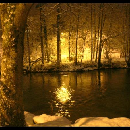 Le Clain sous la neige