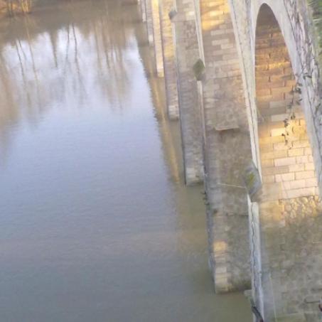 bain de pieds pour le viaduc