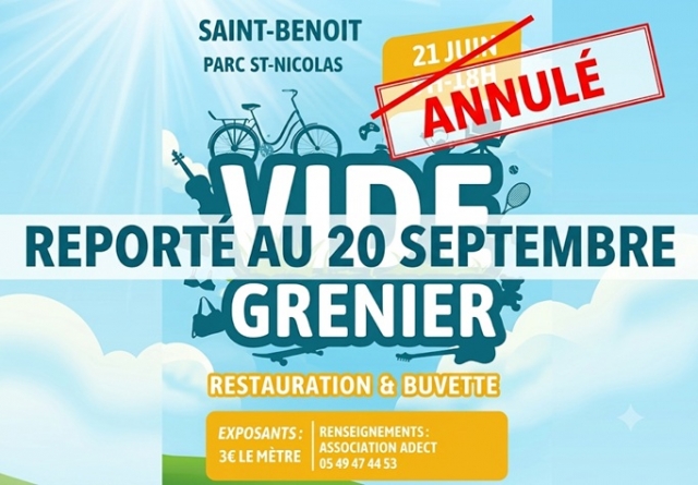 Vide grenier - Annulé