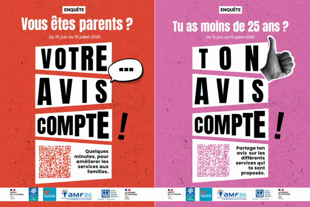 Donnez votre avis pour faire évoluer les services dans la Vienne !
